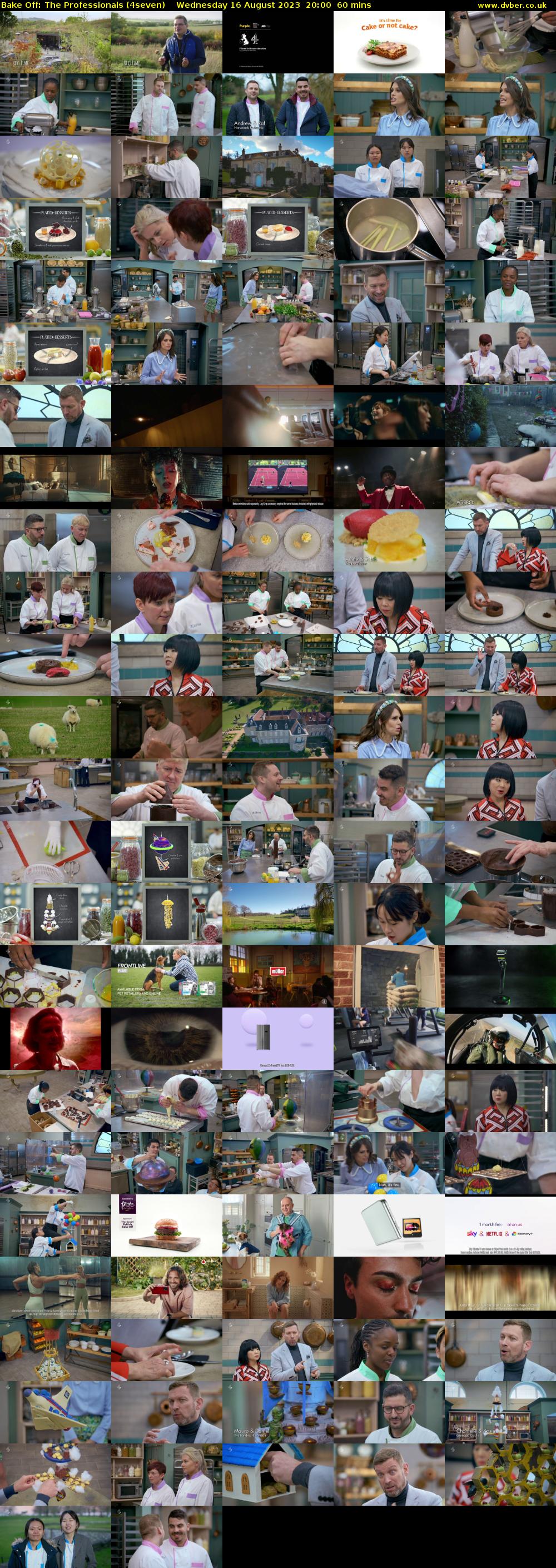 Bake Off: The Professionals (4seven) Wednesday 16 August 2023 20:00 - 21:00