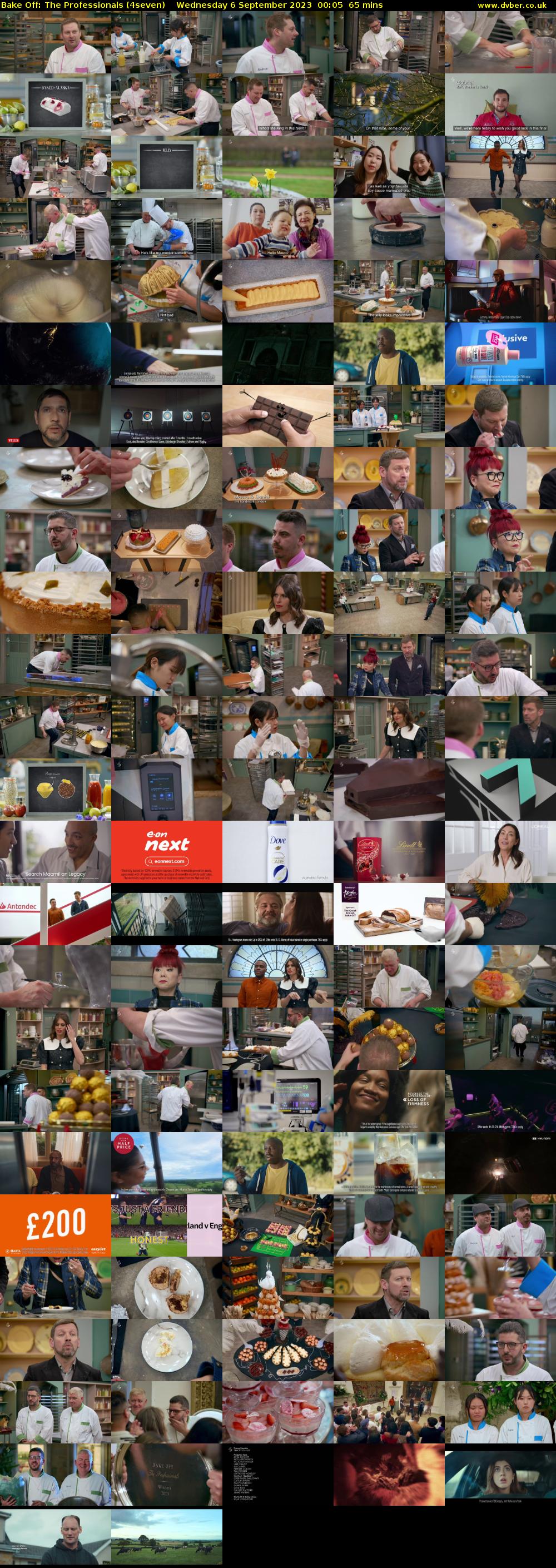 Bake Off: The Professionals (4seven) Wednesday 6 September 2023 00:05 - 01:10