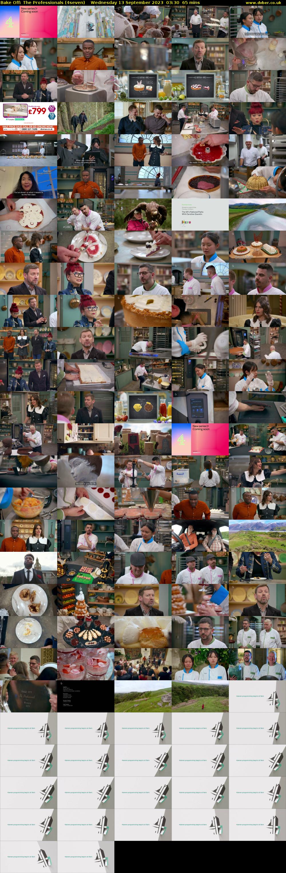 Bake Off: The Professionals (4seven) Wednesday 13 September 2023 03:30 - 04:35