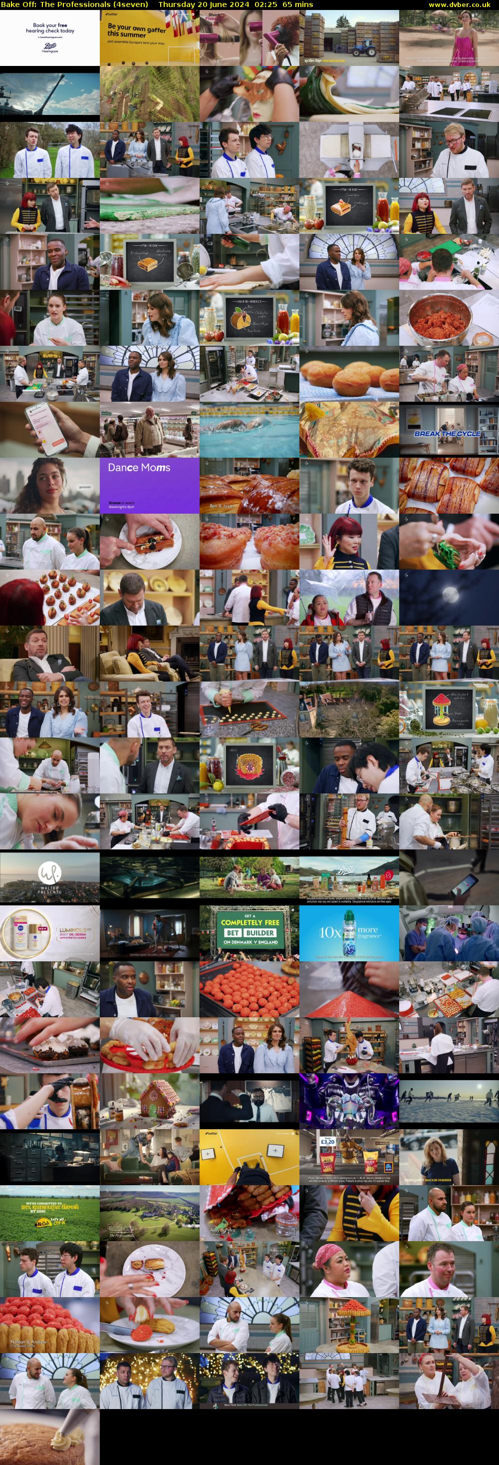 Bake Off: The Professionals (4seven) Thursday 20 June 2024 02:25 - 03:30
