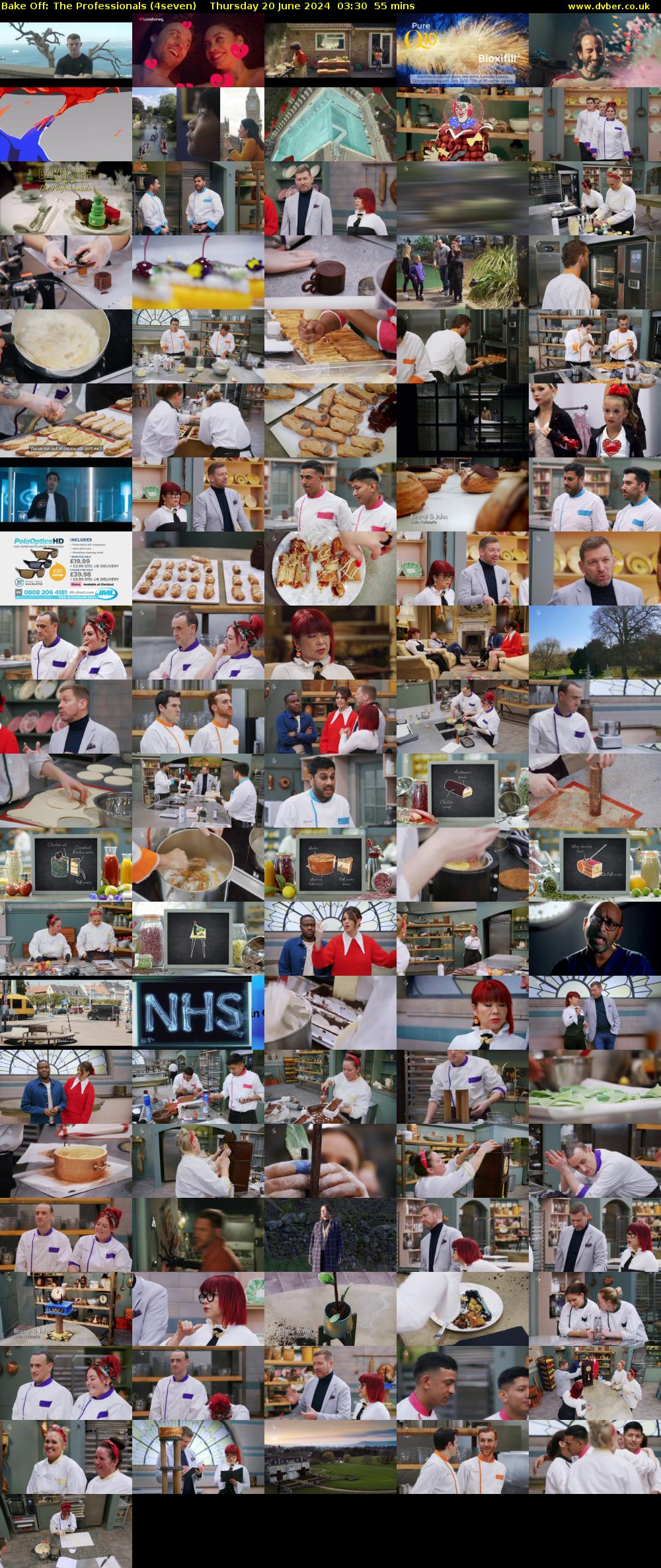 Bake Off: The Professionals (4seven) Thursday 20 June 2024 03:30 - 04:25