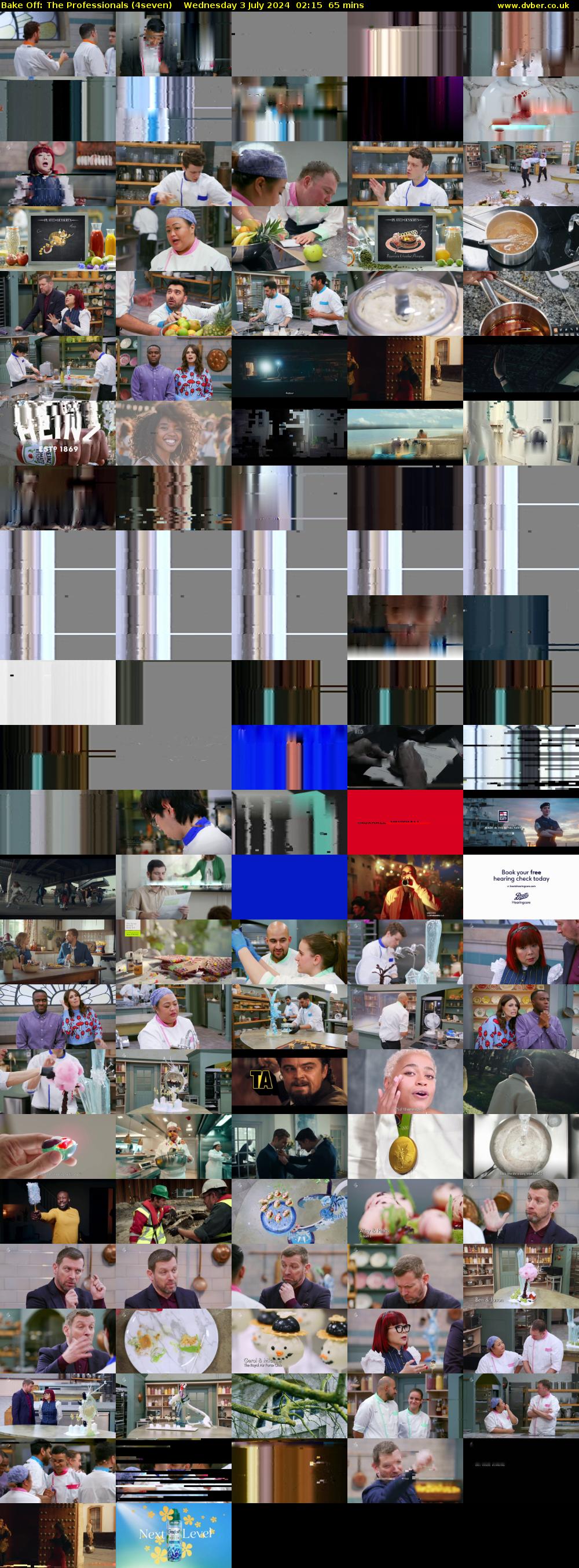 Bake Off: The Professionals (4seven) Wednesday 3 July 2024 02:15 - 03:20