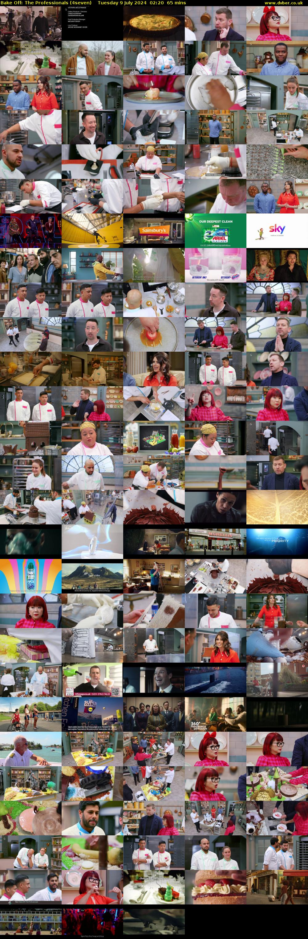 Bake Off: The Professionals (4seven) Tuesday 9 July 2024 02:20 - 03:25