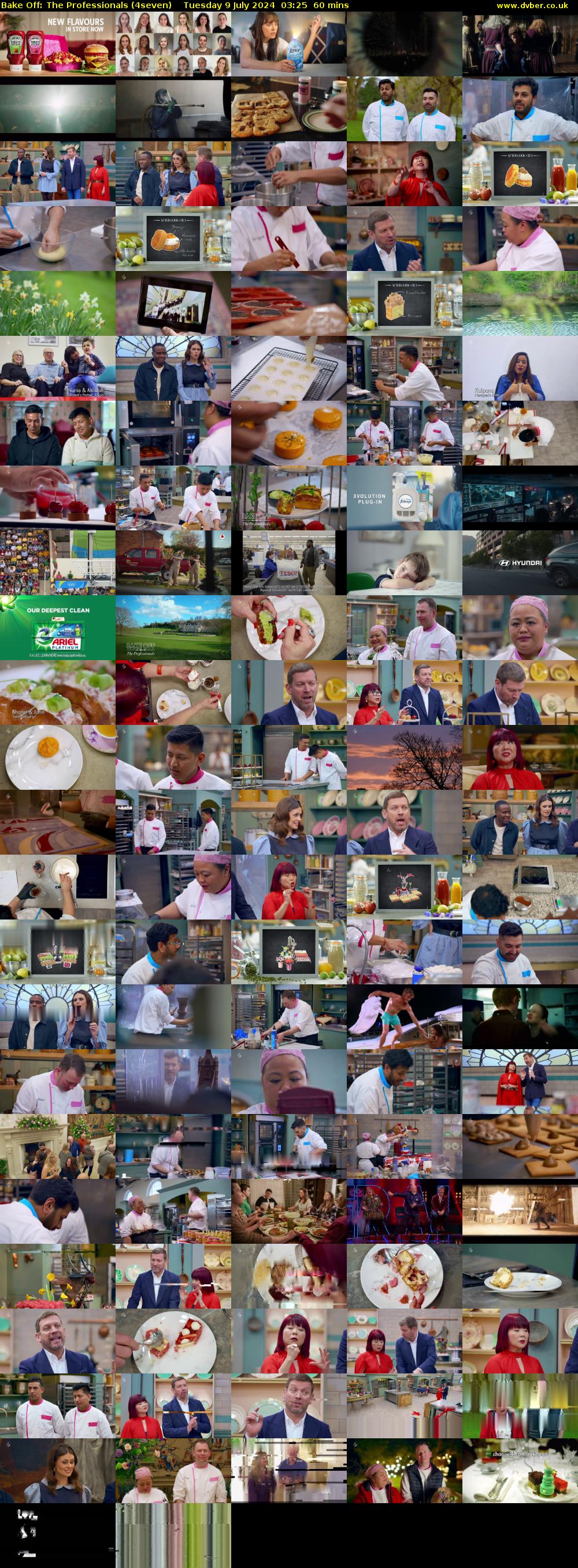 Bake Off: The Professionals (4seven) Tuesday 9 July 2024 03:25 - 04:25