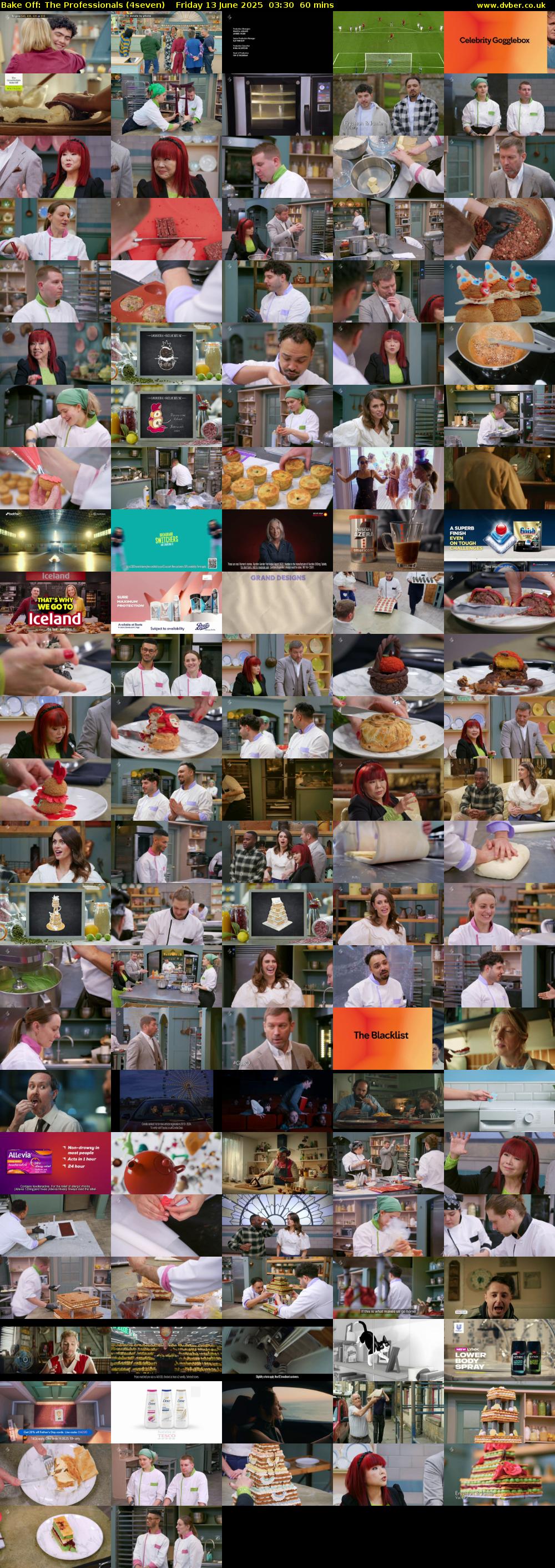 Bake Off: The Professionals (4seven) Friday 13 June 2025 03:30 - 04:30