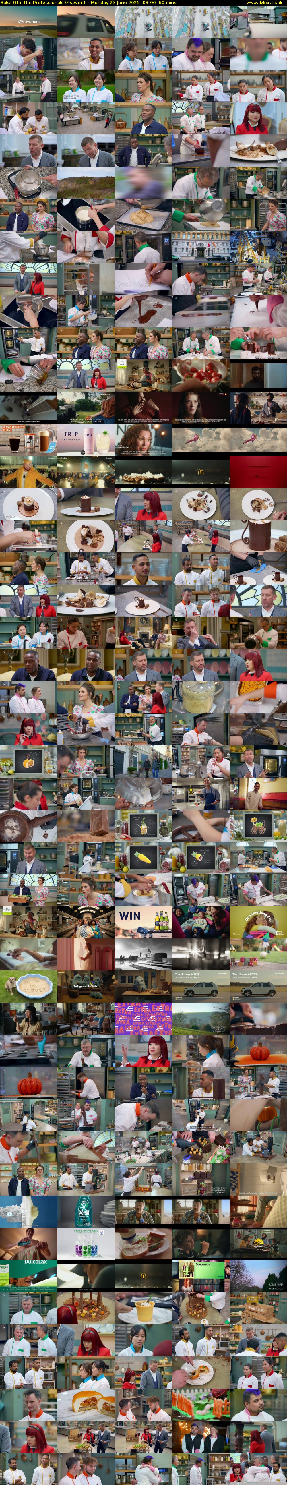 Bake Off: The Professionals (4seven) Monday 23 June 2025 03:00 - 04:00