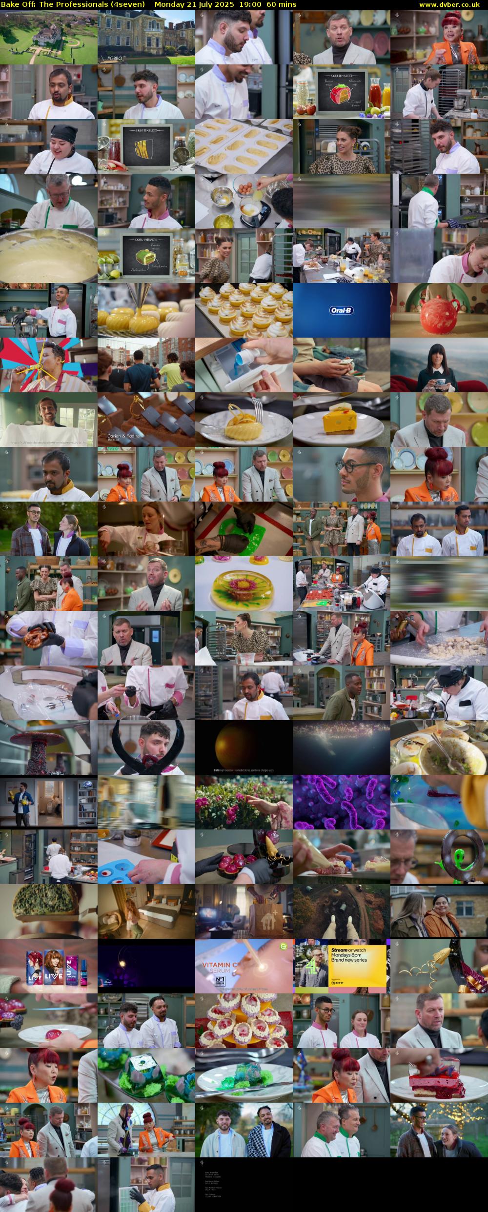 Bake Off: The Professionals (4seven) Monday 21 July 2025 19:00 - 20:00