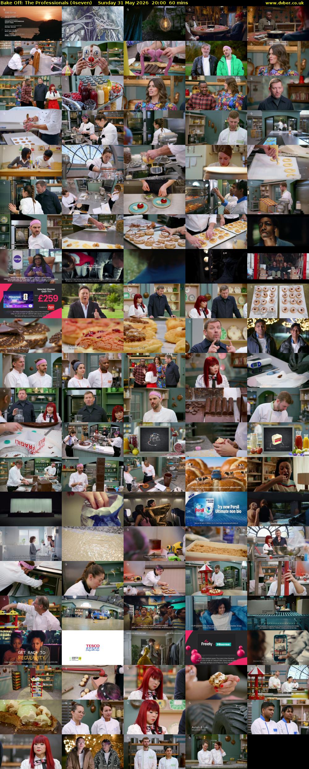 Bake Off: The Professionals (4seven) Sunday 31 May 2026 20:00 - 21:00