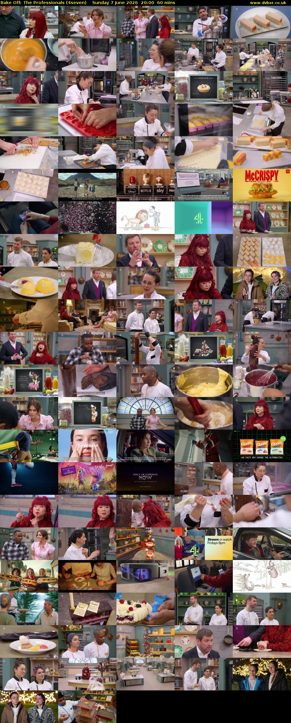 Bake Off: The Professionals (4seven) Sunday 7 June 2026 20:00 - 21:00