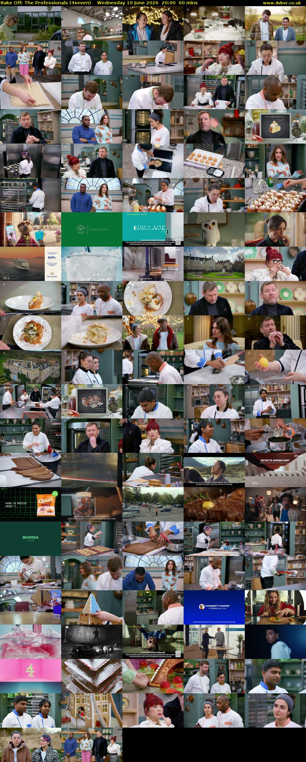 Bake Off: The Professionals (4seven) Wednesday 10 June 2026 20:00 - 21:00