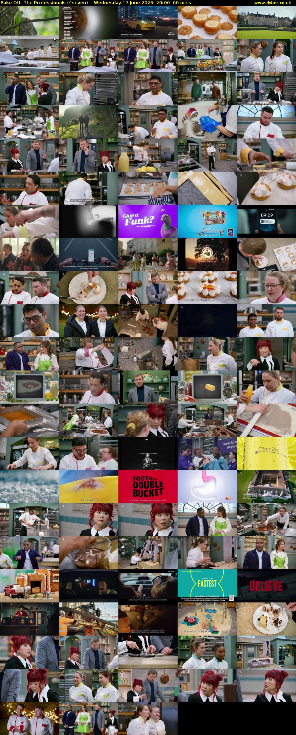Bake Off: The Professionals (4seven) Wednesday 17 June 2026 20:00 - 21:00