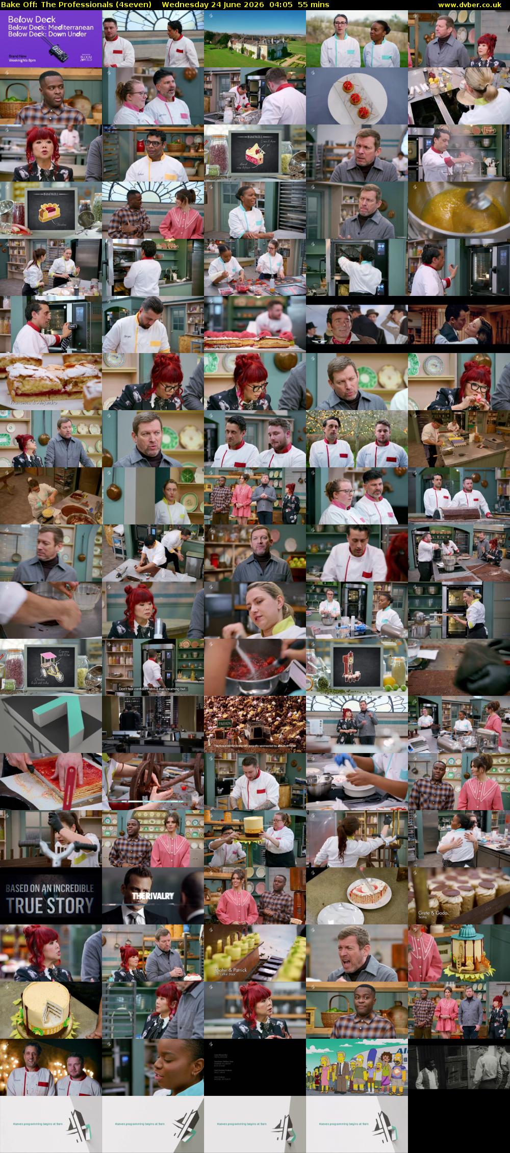 Bake Off: The Professionals (4seven) Wednesday 24 June 2026 04:05 - 05:00
