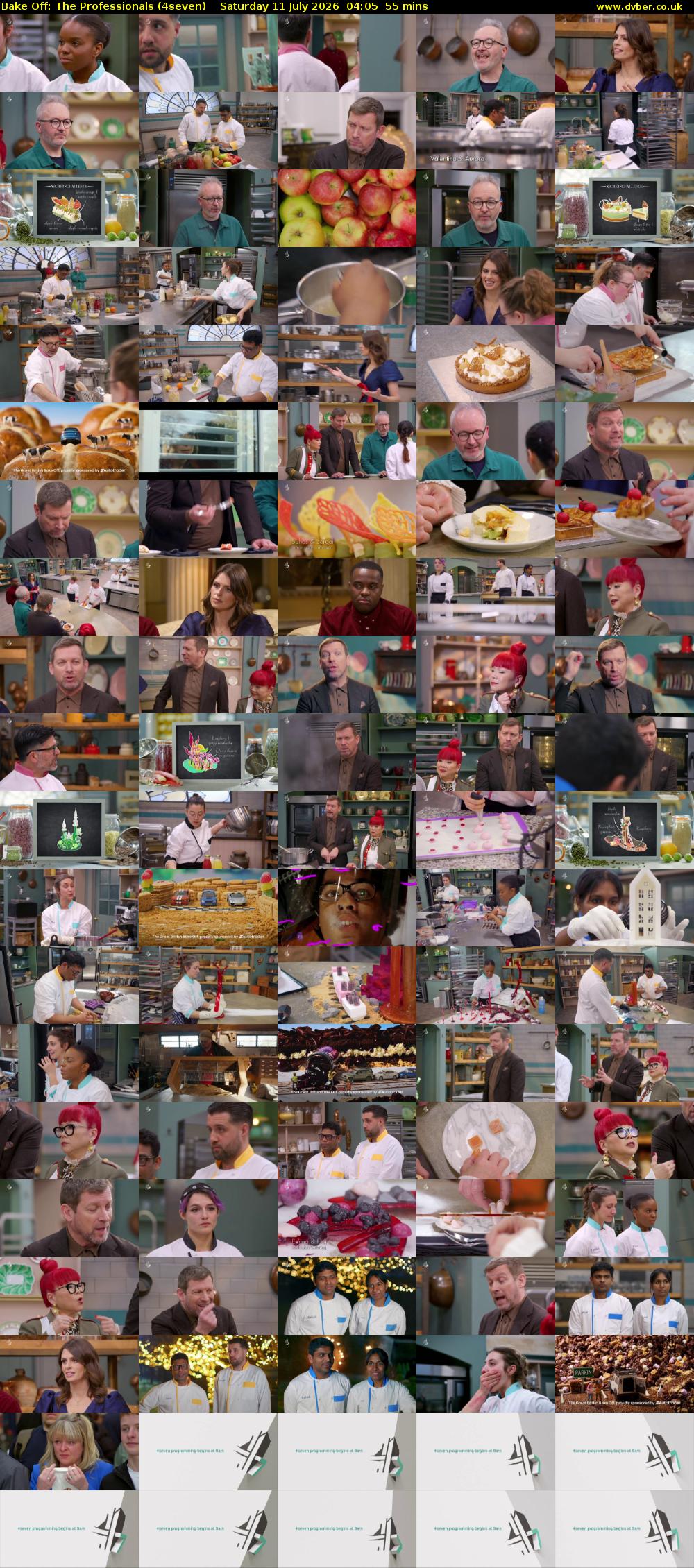 Bake Off: The Professionals (4seven) Saturday 11 July 2026 04:05 - 05:00