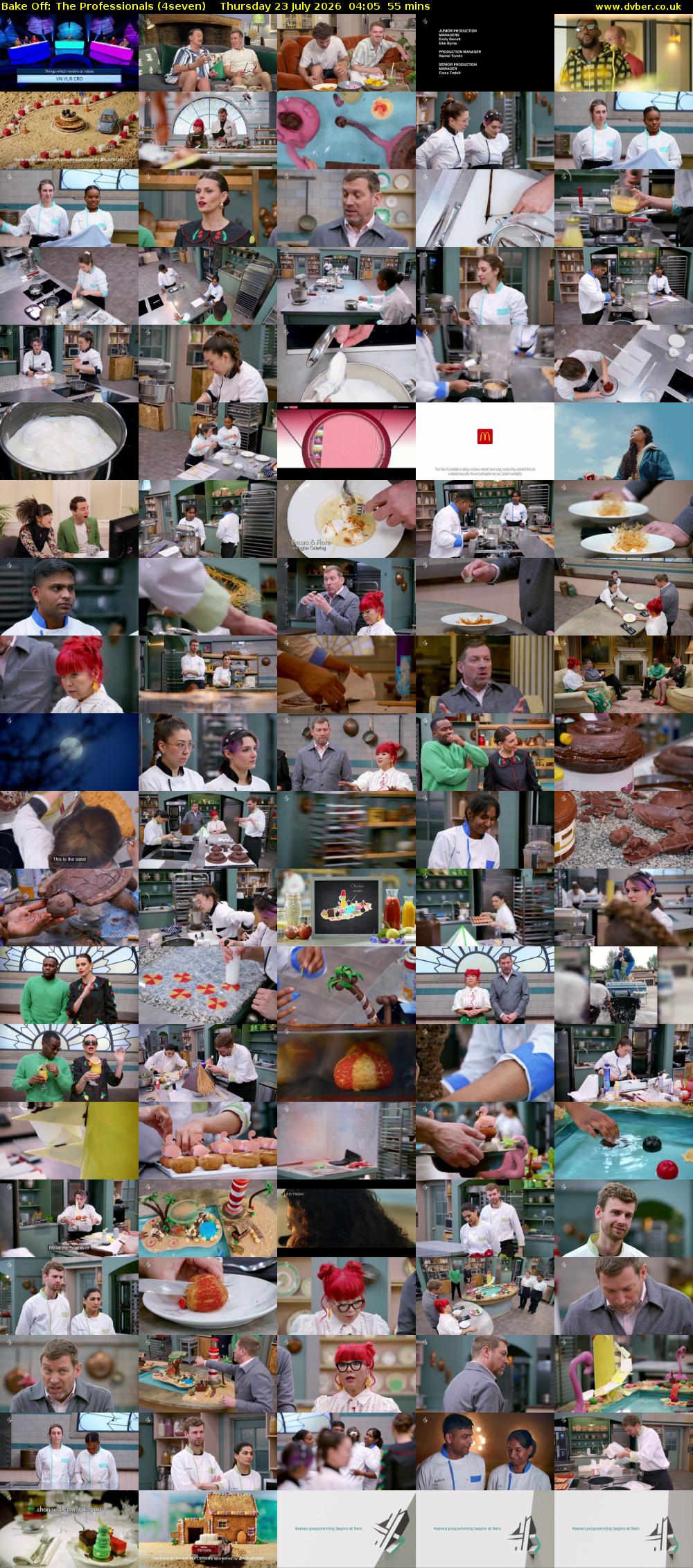 Bake Off: The Professionals (4seven) Thursday 23 July 2026 04:05 - 05:00