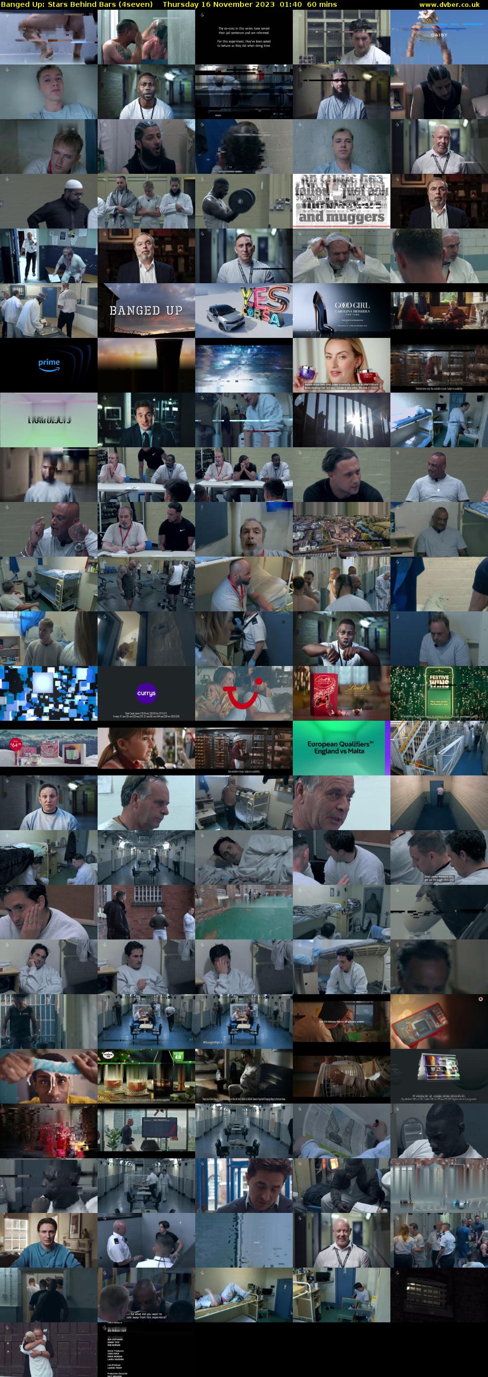 Banged Up: Stars Behind Bars (4seven) Thursday 16 November 2023 01:40 - 02:40