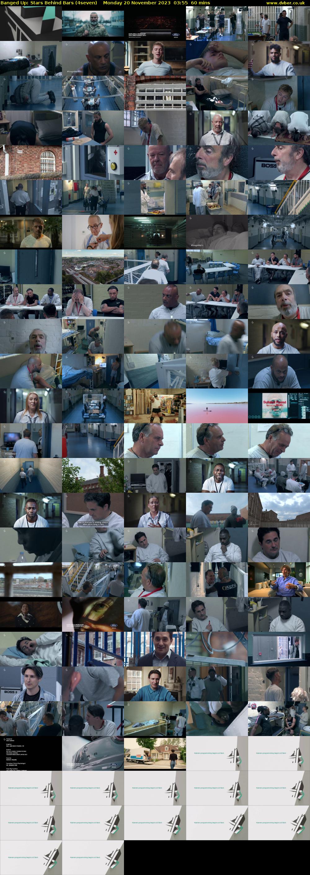 Banged Up: Stars Behind Bars (4seven) Monday 20 November 2023 03:55 - 04:55
