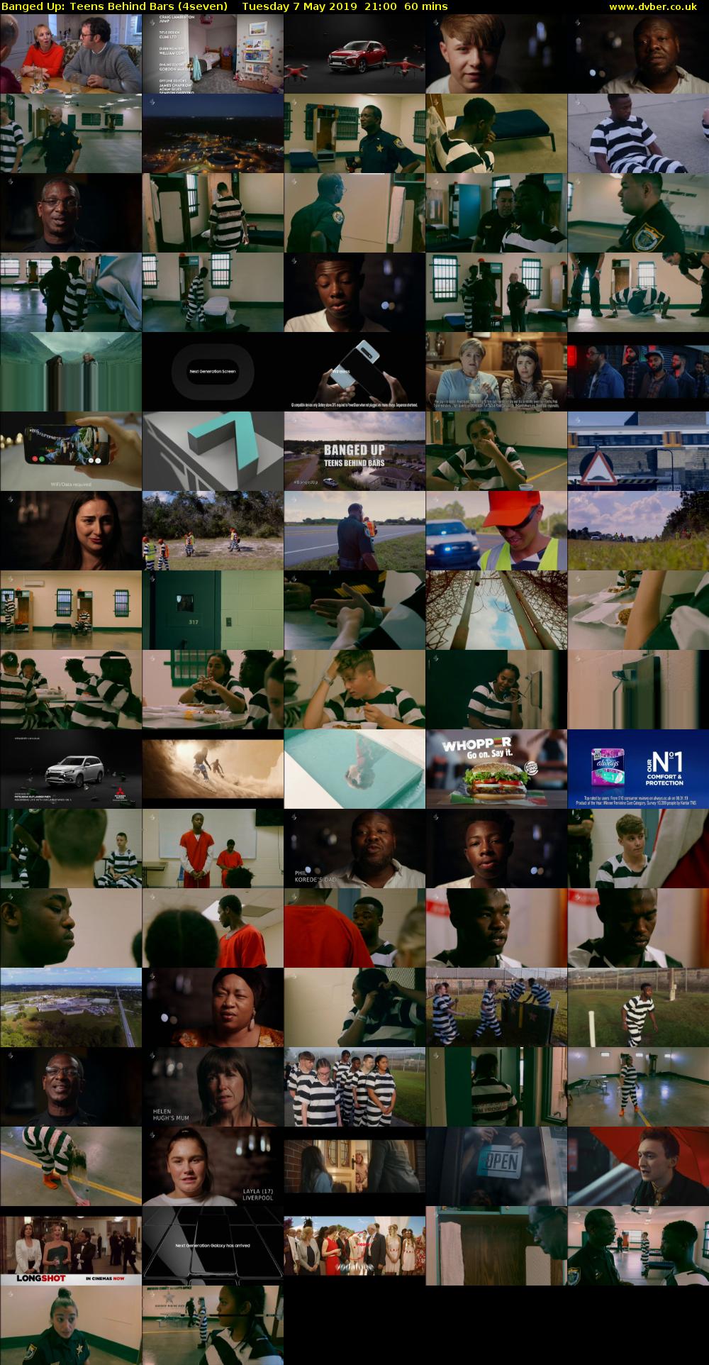 Banged Up: Teens Behind Bars (4seven) Tuesday 7 May 2019 21:00 - 22:00