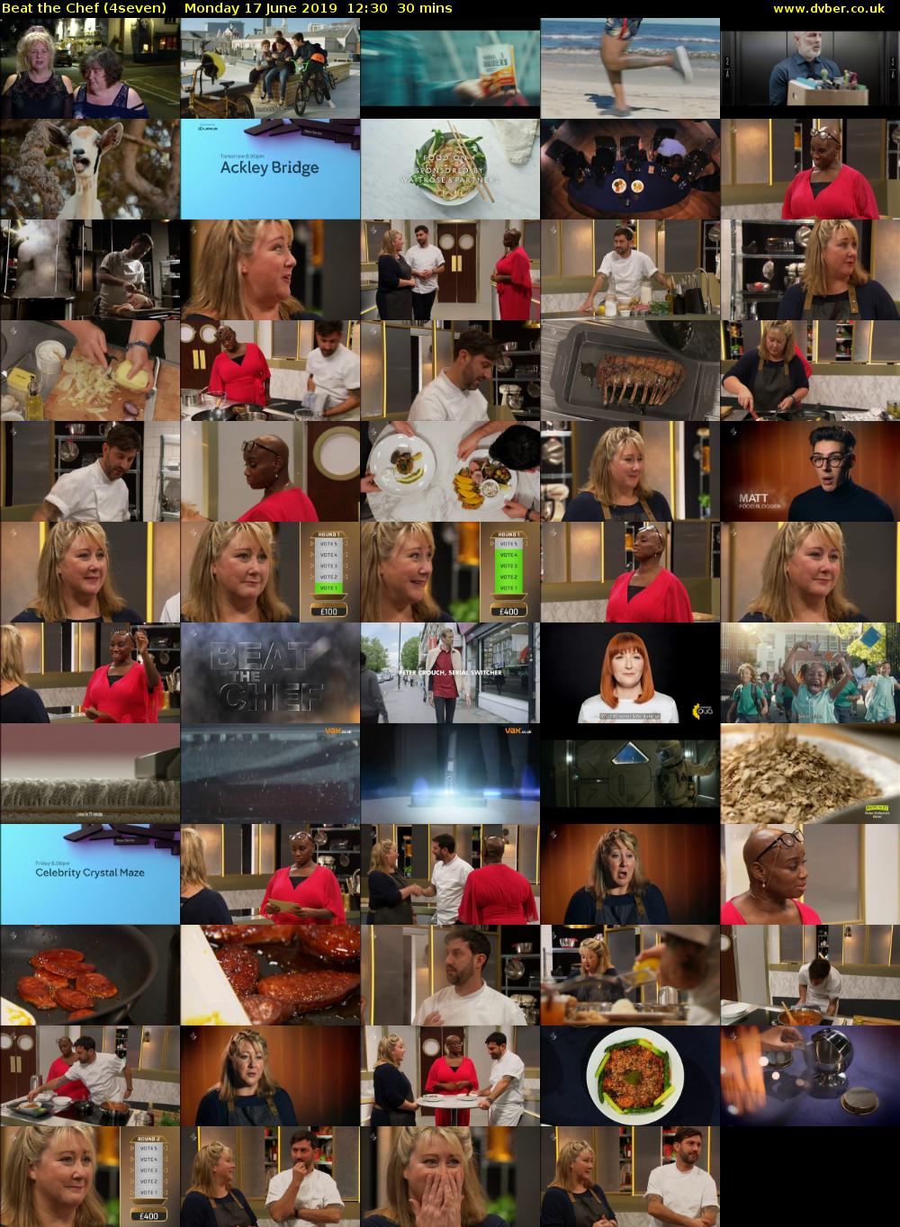Beat the Chef (4seven) Monday 17 June 2019 12:30 - 13:00