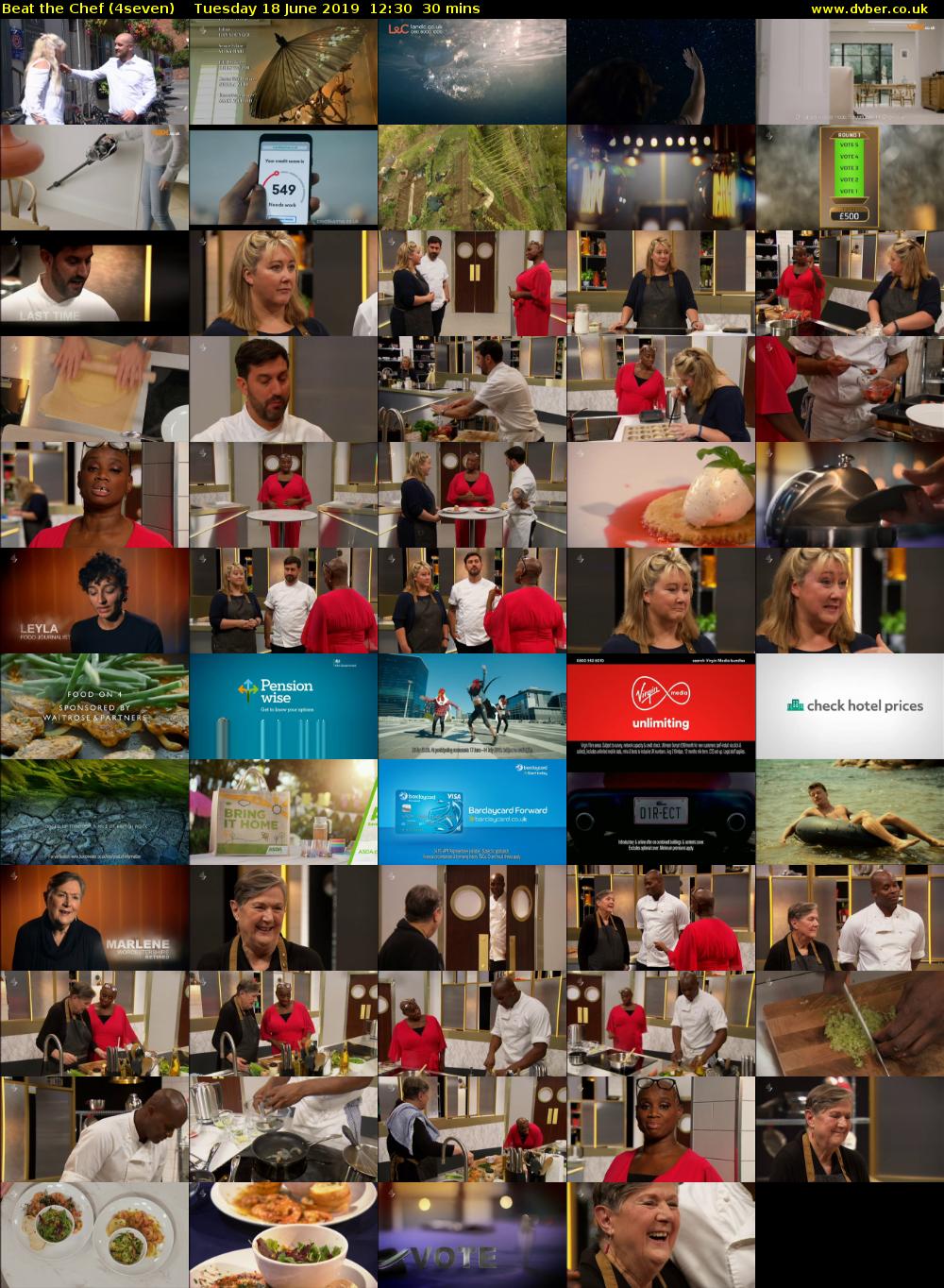 Beat the Chef (4seven) Tuesday 18 June 2019 12:30 - 13:00