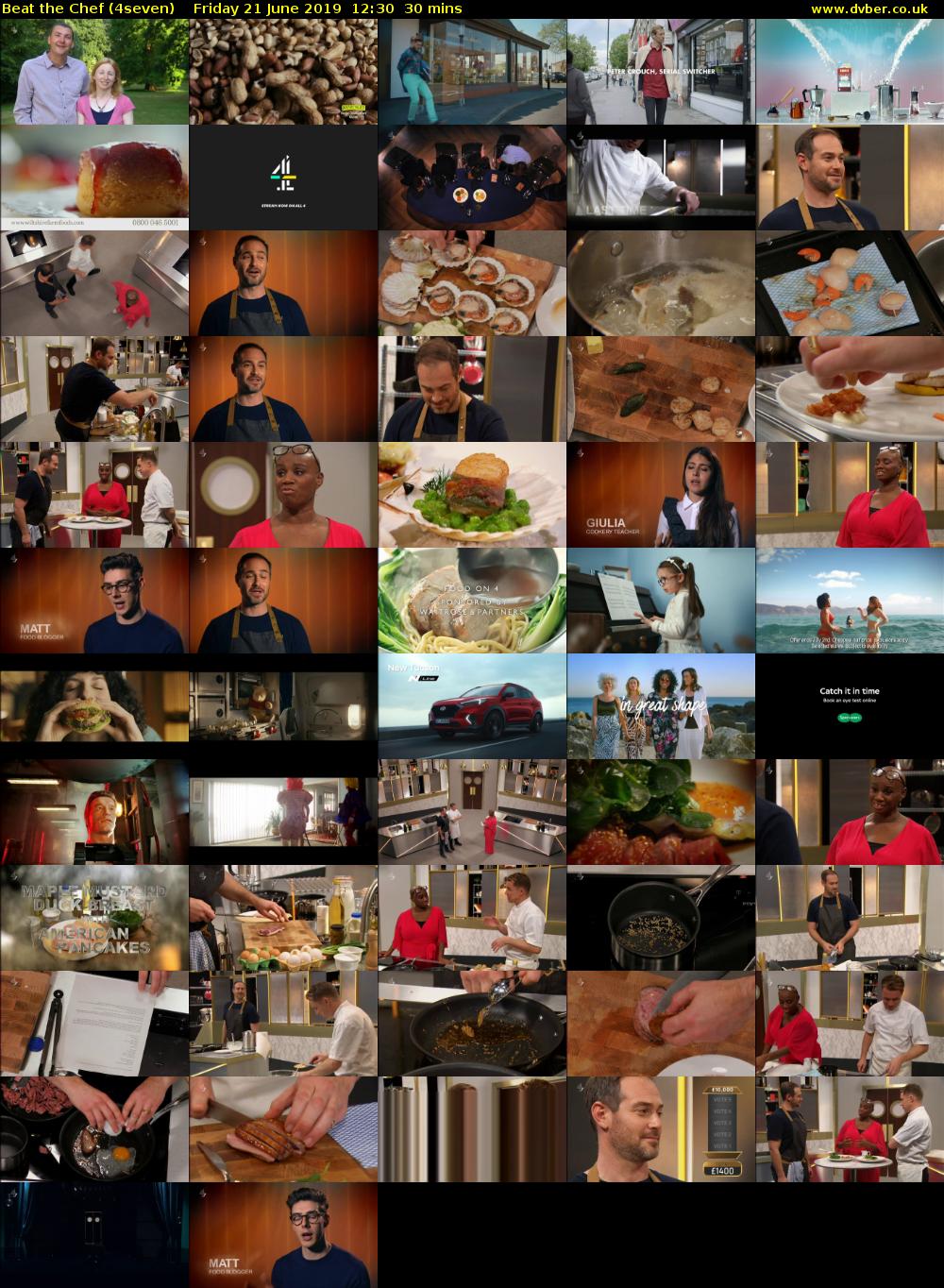 Beat the Chef (4seven) Friday 21 June 2019 12:30 - 13:00