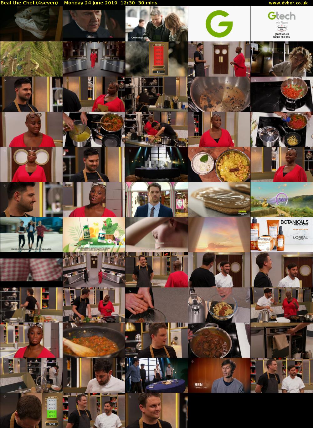 Beat the Chef (4seven) Monday 24 June 2019 12:30 - 13:00