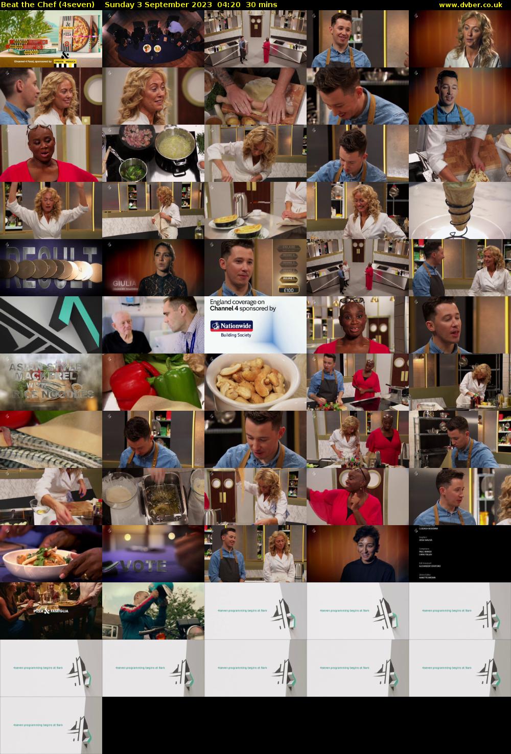 Beat the Chef (4seven) Sunday 3 September 2023 04:20 - 04:50