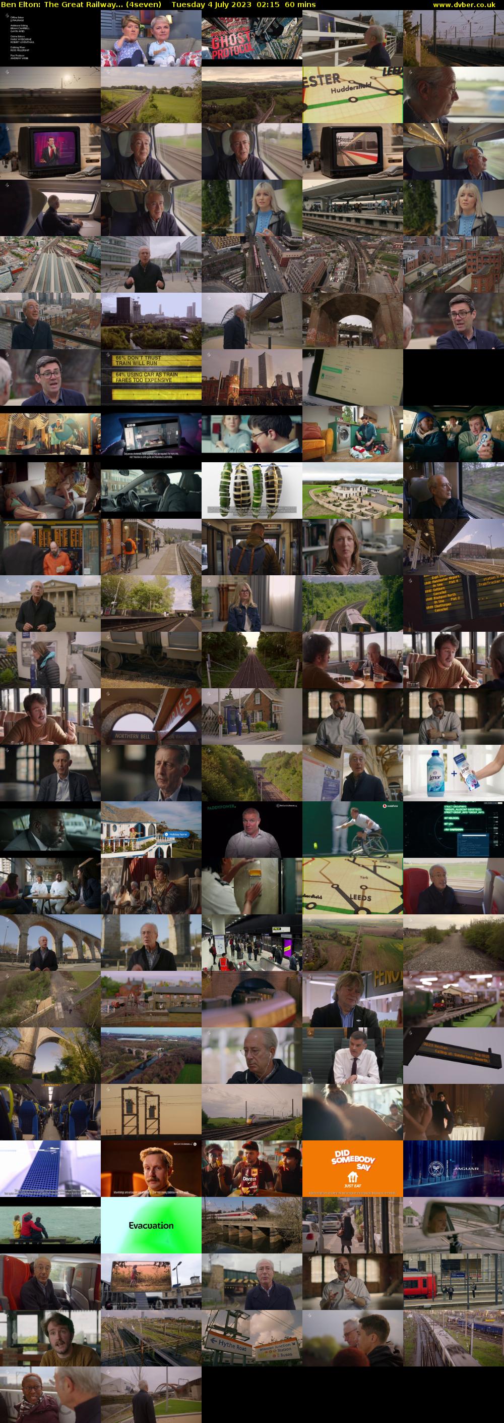 Ben Elton: The Great Railway... (4seven) Tuesday 4 July 2023 02:15 - 03:15