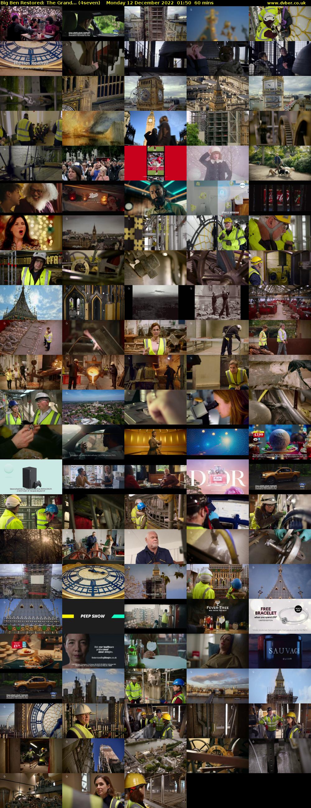Big Ben Restored: The Grand... (4seven) Monday 12 December 2022 01:50 - 02:50