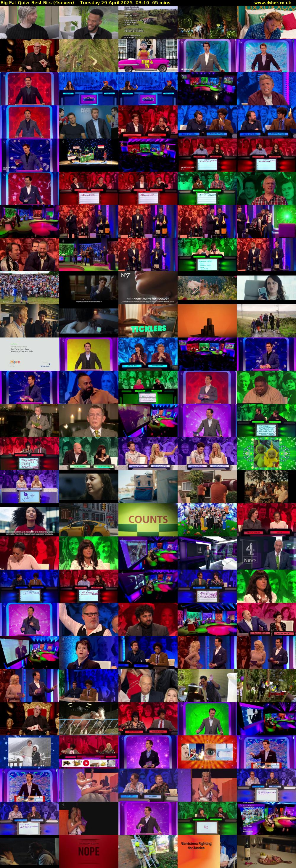 Big Fat Quiz: Best Bits (4seven) Tuesday 29 April 2025 03:10 - 04:15
