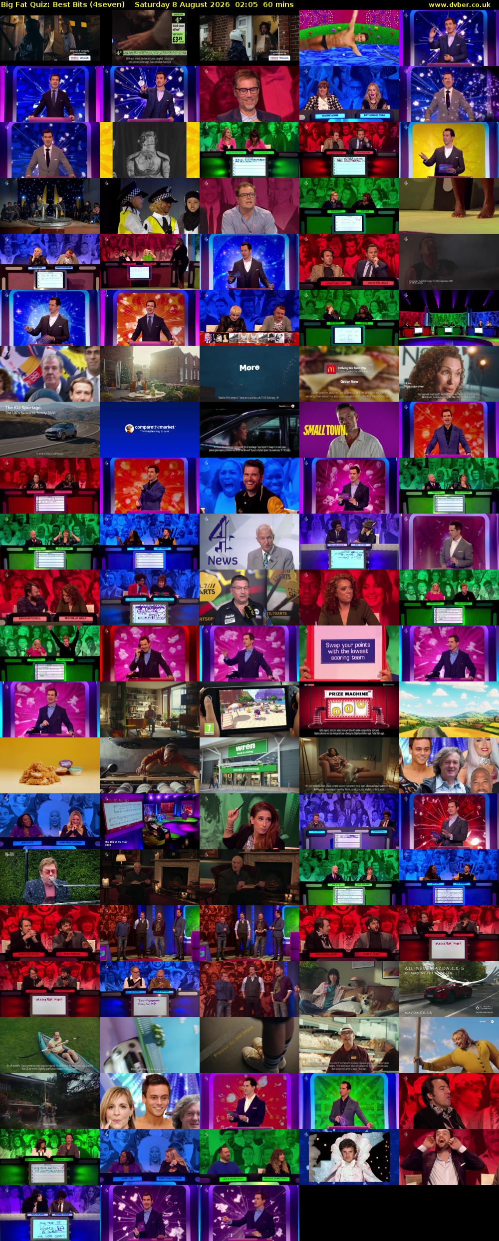 Big Fat Quiz: Best Bits (4seven) Saturday 8 August 2026 02:05 - 03:05