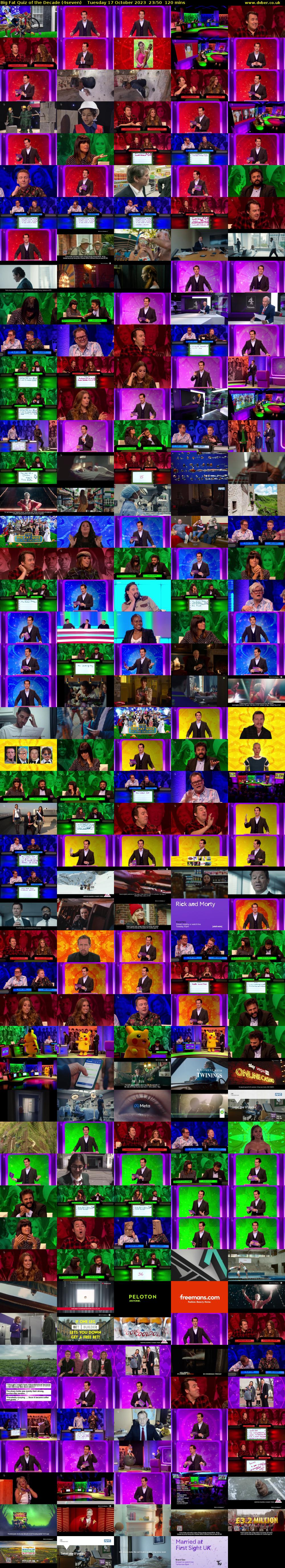 Big Fat Quiz of the Decade (4seven) Tuesday 17 October 2023 23:50 - 01:50