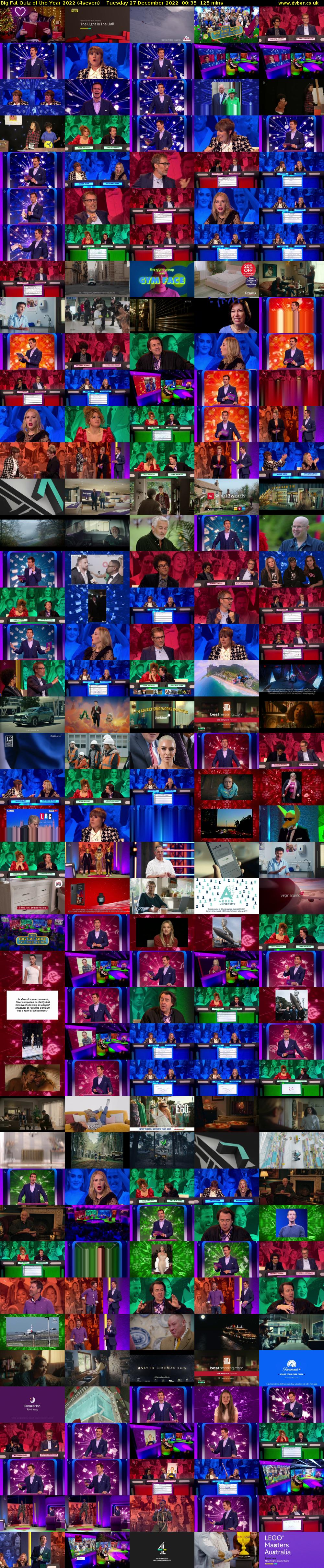 Big Fat Quiz of the Year 2022 (4seven) Tuesday 27 December 2022 00:35 - 02:40