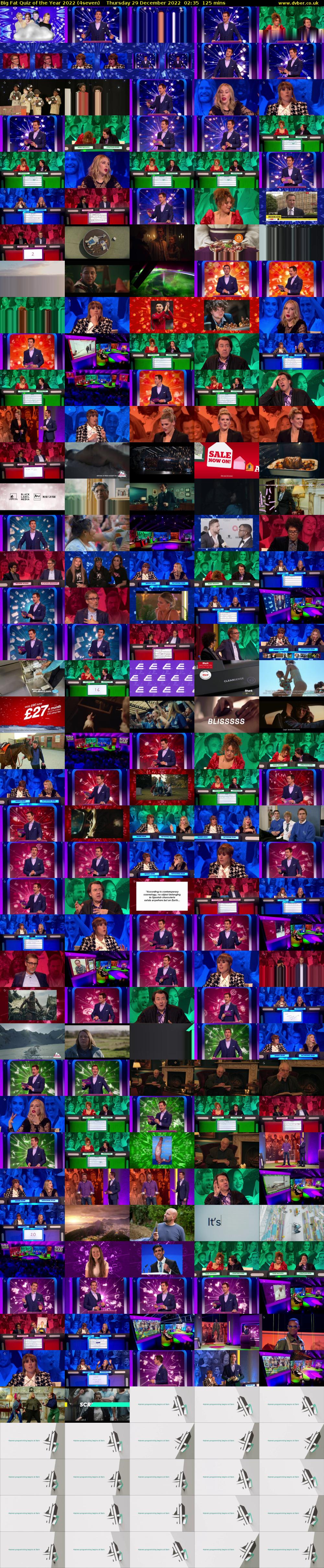 Big Fat Quiz of the Year 2022 (4seven) Thursday 29 December 2022 02:35 - 04:40