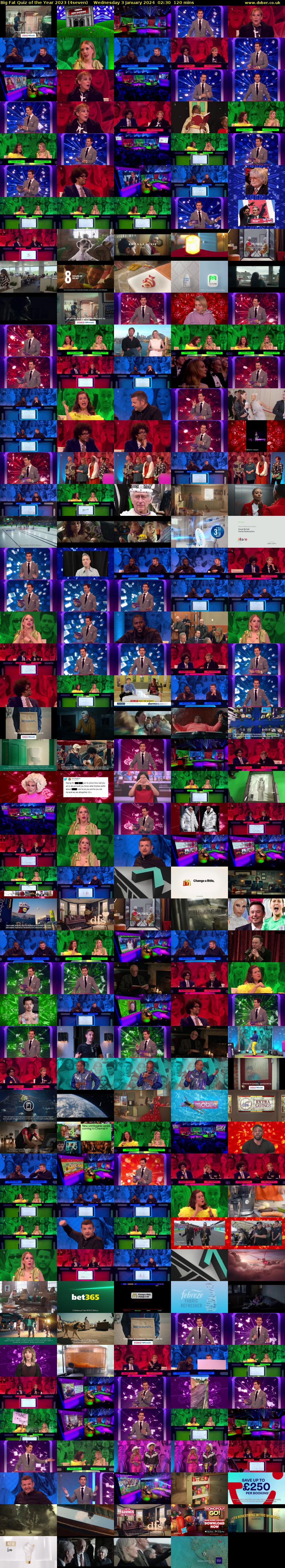 Big Fat Quiz of the Year 2023 (4seven) Wednesday 3 January 2024 02:30 - 04:30