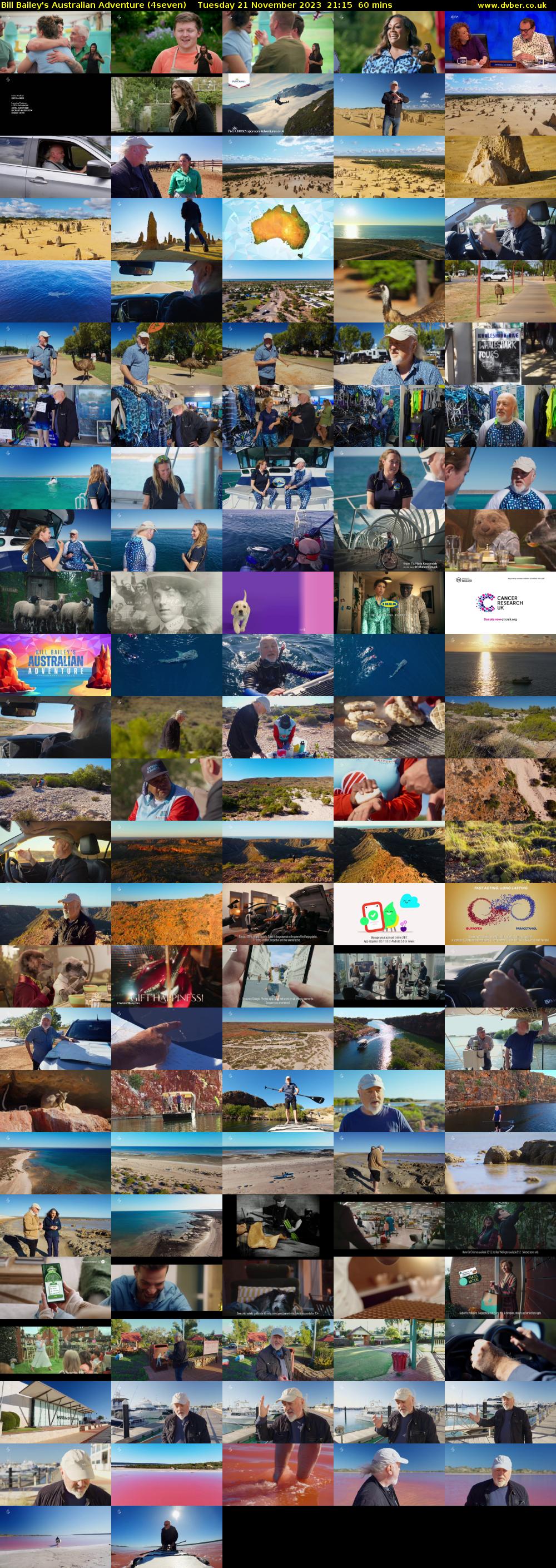 Bill Bailey's Australian Adventure (4seven) Tuesday 21 November 2023 21:15 - 22:15