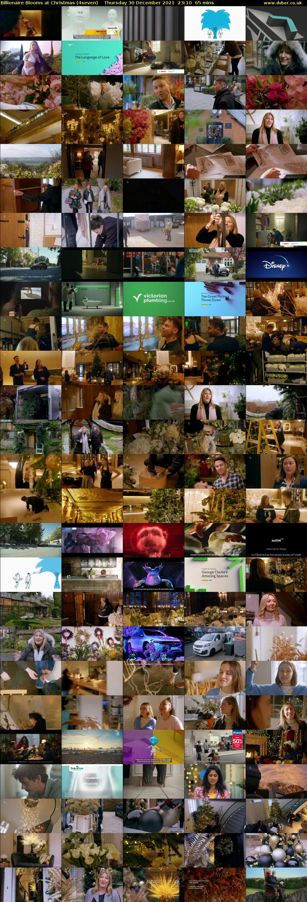Billionaire Blooms at Christmas (4seven) Thursday 30 December 2021 23:10 - 00:15