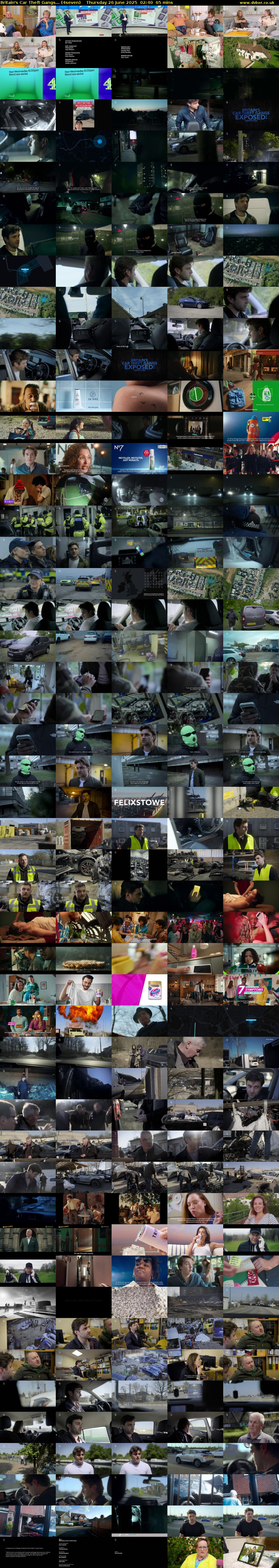 Britain's Car Theft Gangs... (4seven) Thursday 26 June 2025 02:40 - 03:45