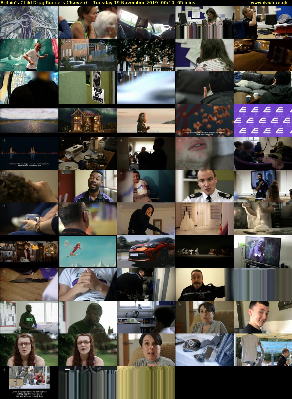 Britain's Child Drug Runners (4seven) Tuesday 19 November 2019 00:10 - 01:15
