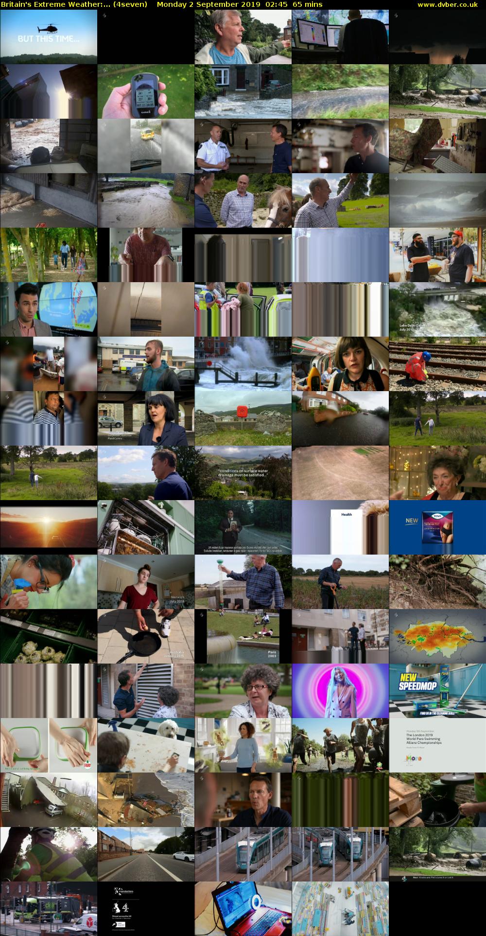 Britain's Extreme Weather:... (4seven) Monday 2 September 2019 02:45 - 03:50