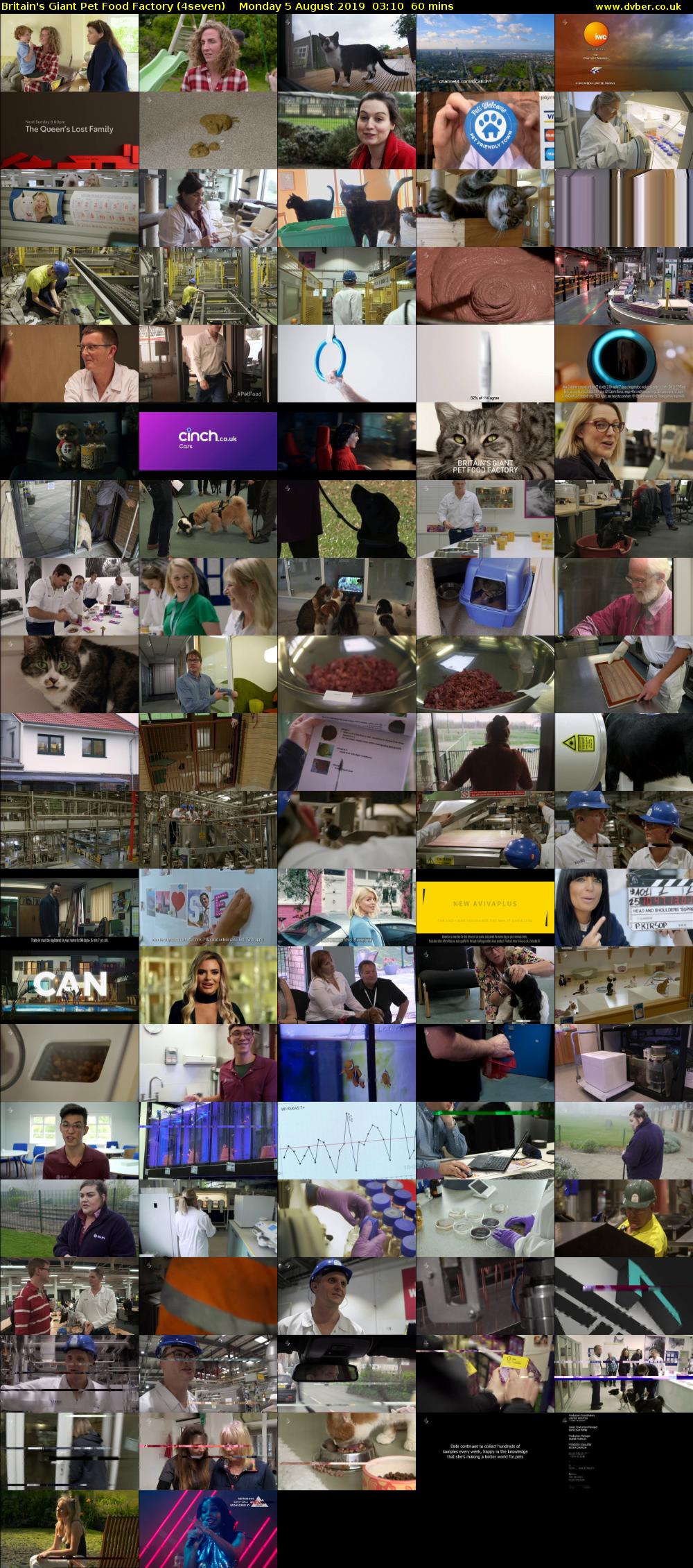 Britain's Giant Pet Food Factory (4seven) Monday 5 August 2019 03:10 - 04:10