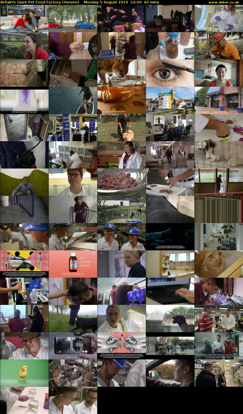Britain's Giant Pet Food Factory (4seven) Monday 5 August 2019 22:00 - 23:00