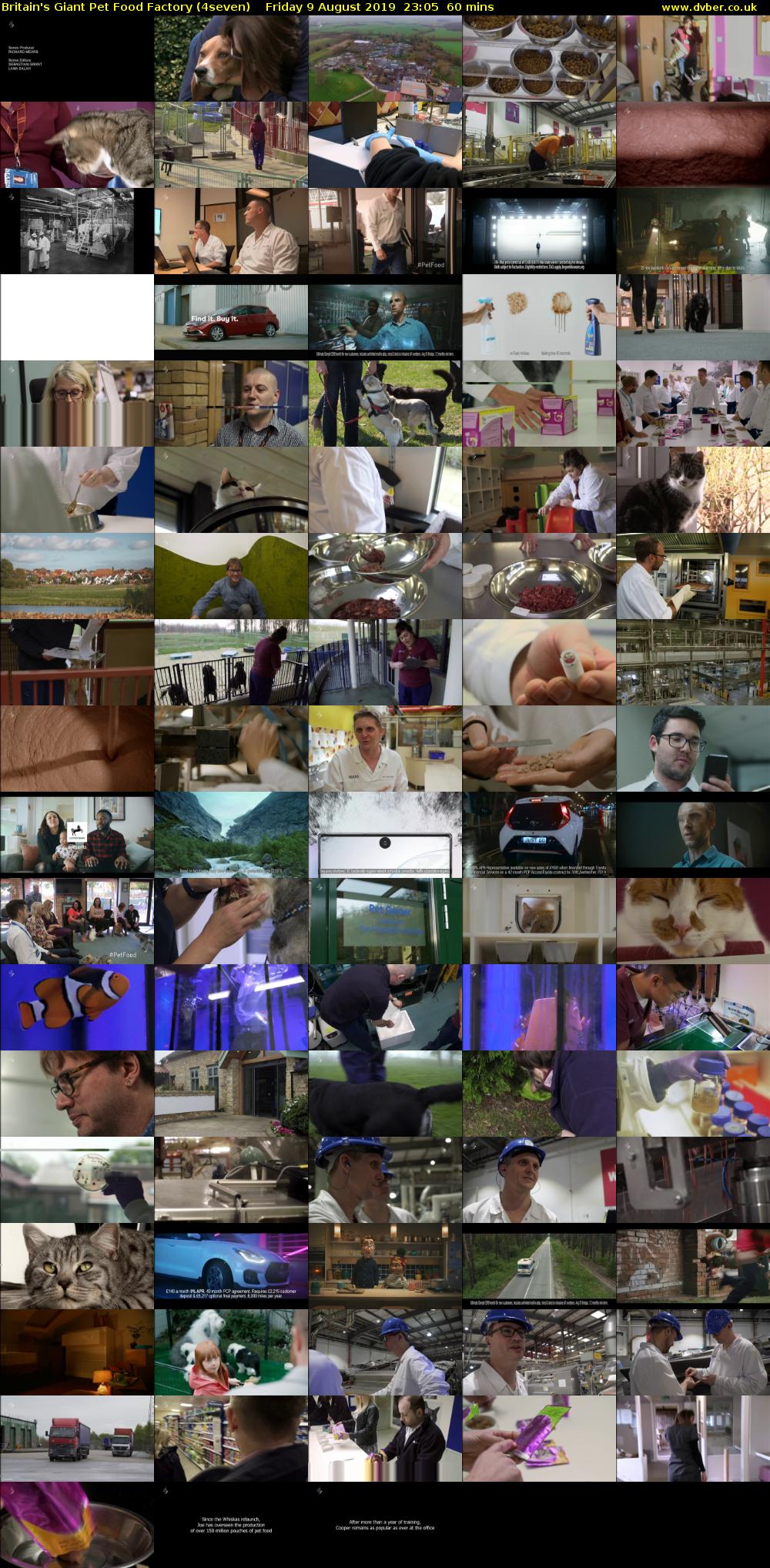 Britain's Giant Pet Food Factory (4seven) Friday 9 August 2019 23:05 - 00:05