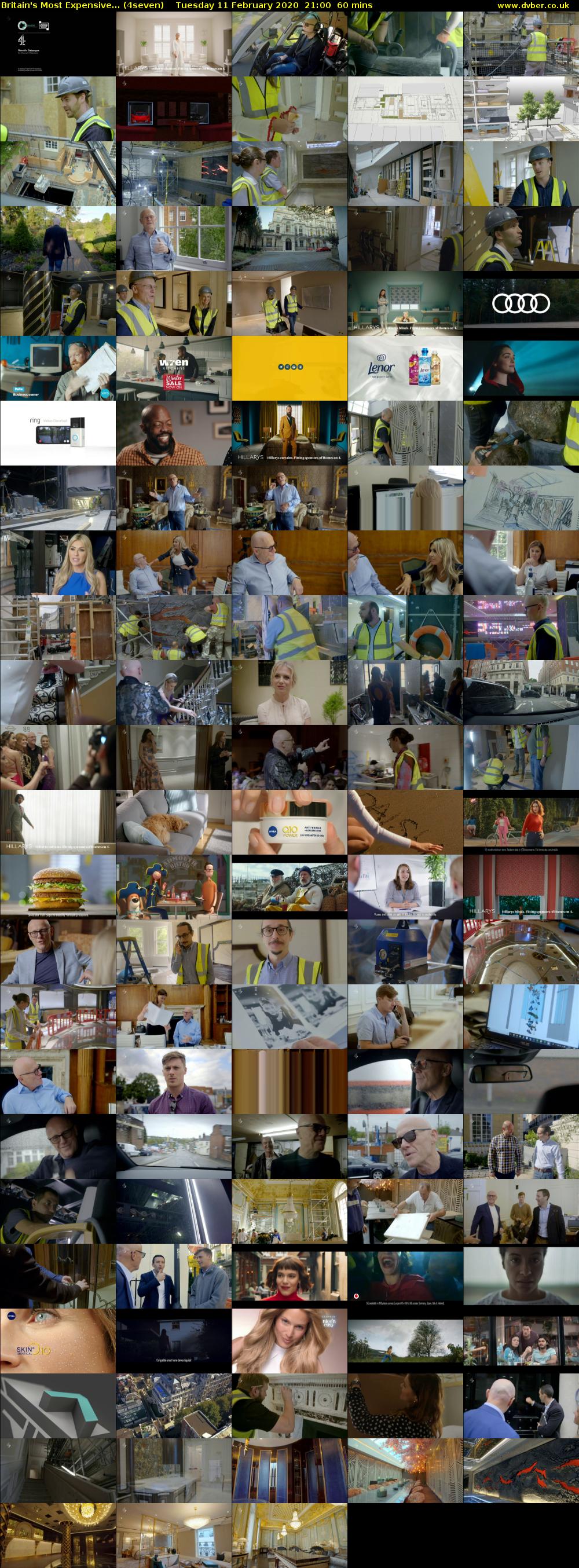 Britain's Most Expensive... (4seven) Tuesday 11 February 2020 21:00 - 22:00