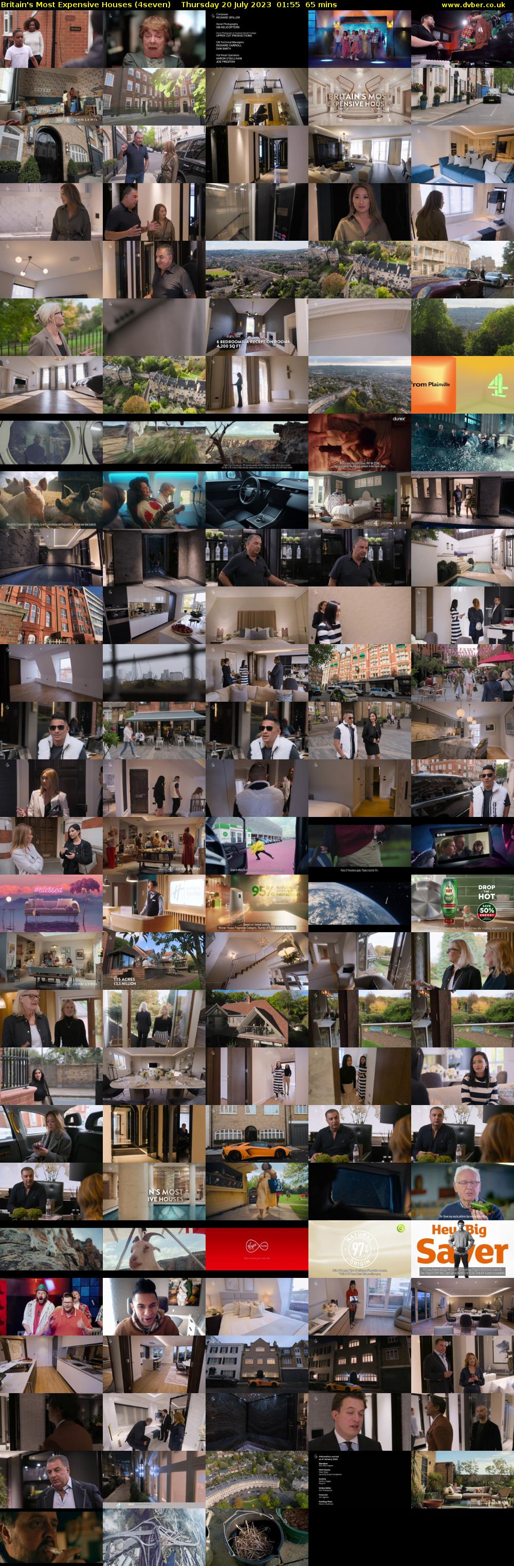 Britain's Most Expensive Houses (4seven) Thursday 20 July 2023 01:55 - 03:00
