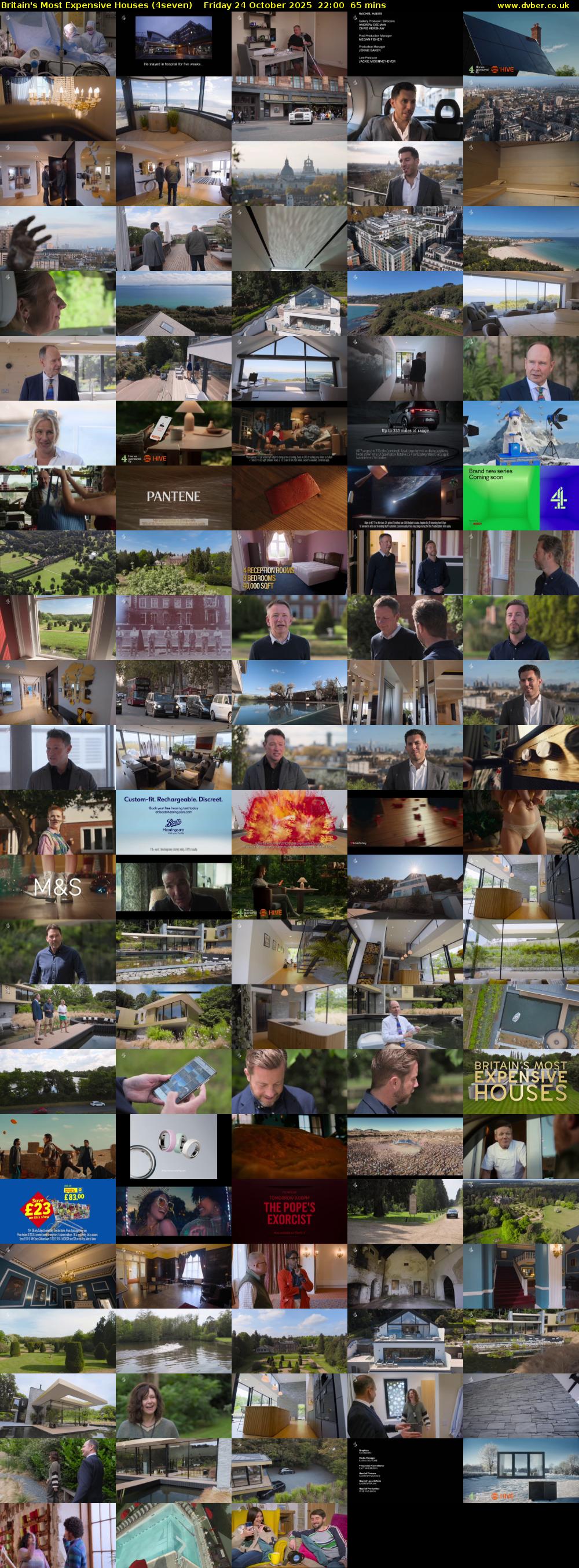 Britain's Most Expensive Houses (4seven) Friday 24 October 2025 22:00 - 23:05