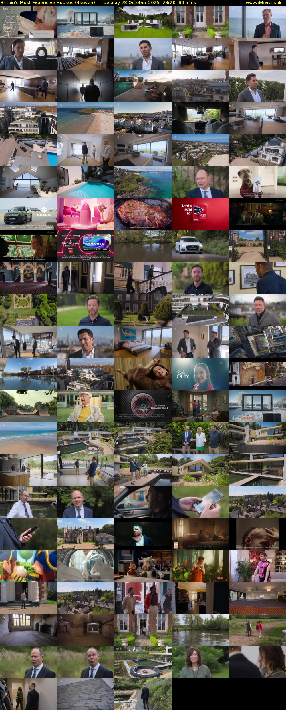 Britain's Most Expensive Houses (4seven) Tuesday 28 October 2025 23:20 - 00:20