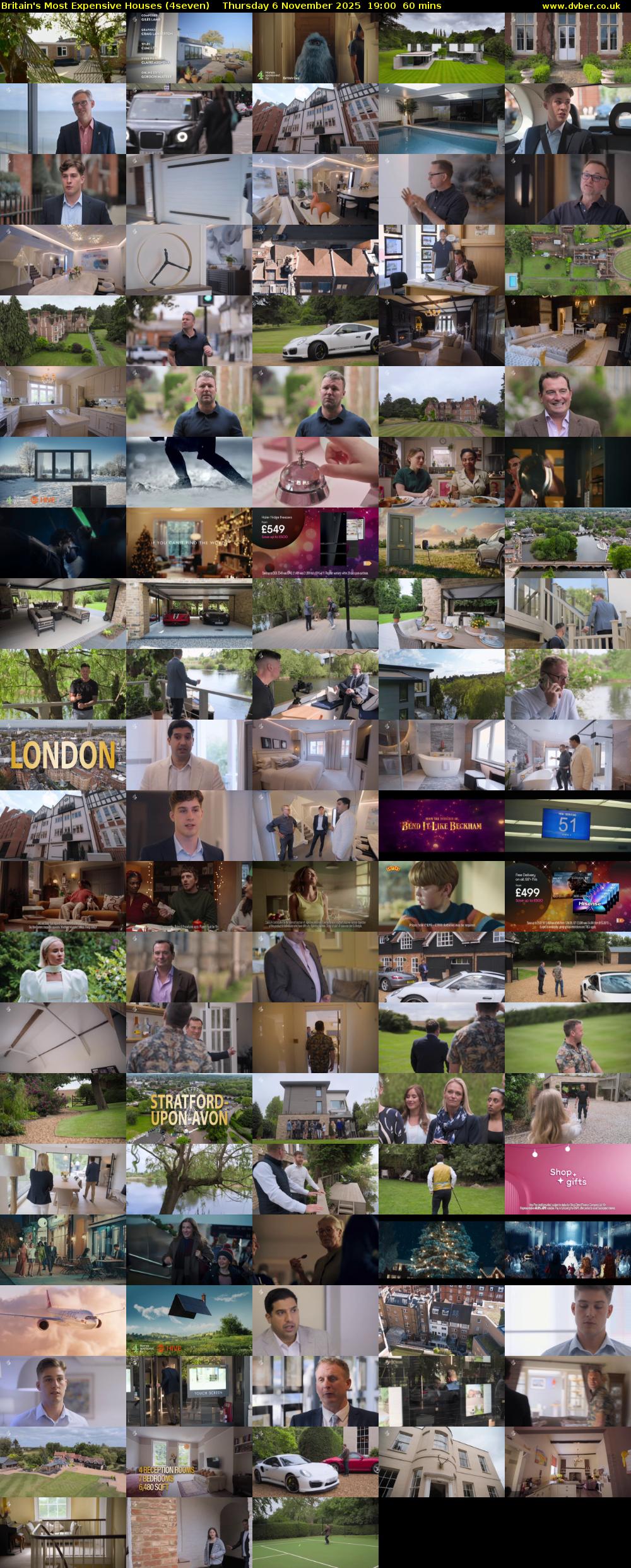 Britain's Most Expensive Houses (4seven) Thursday 6 November 2025 19:00 - 20:00