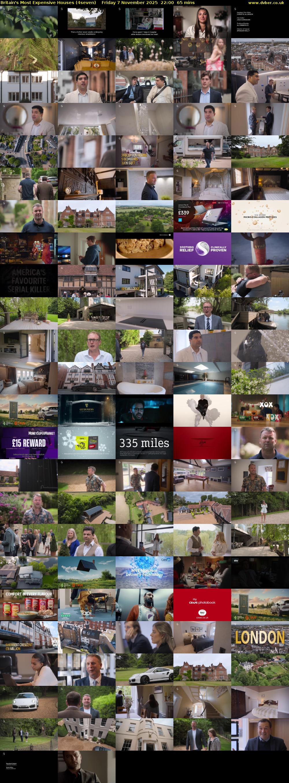 Britain's Most Expensive Houses (4seven) Friday 7 November 2025 22:00 - 23:05