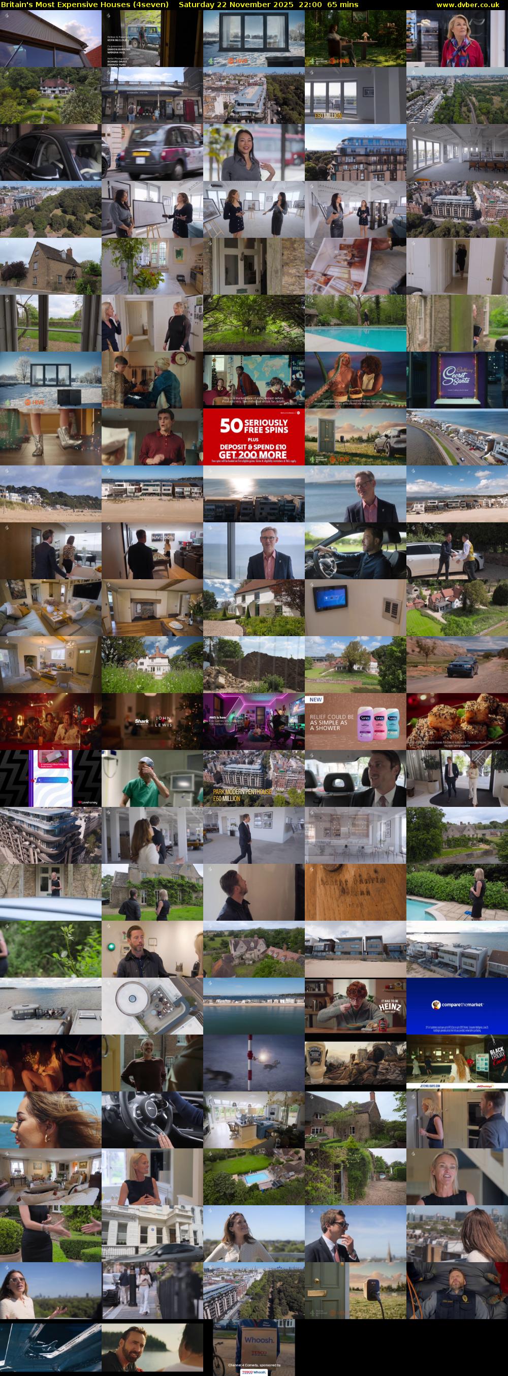 Britain's Most Expensive Houses (4seven) Saturday 22 November 2025 22:00 - 23:05