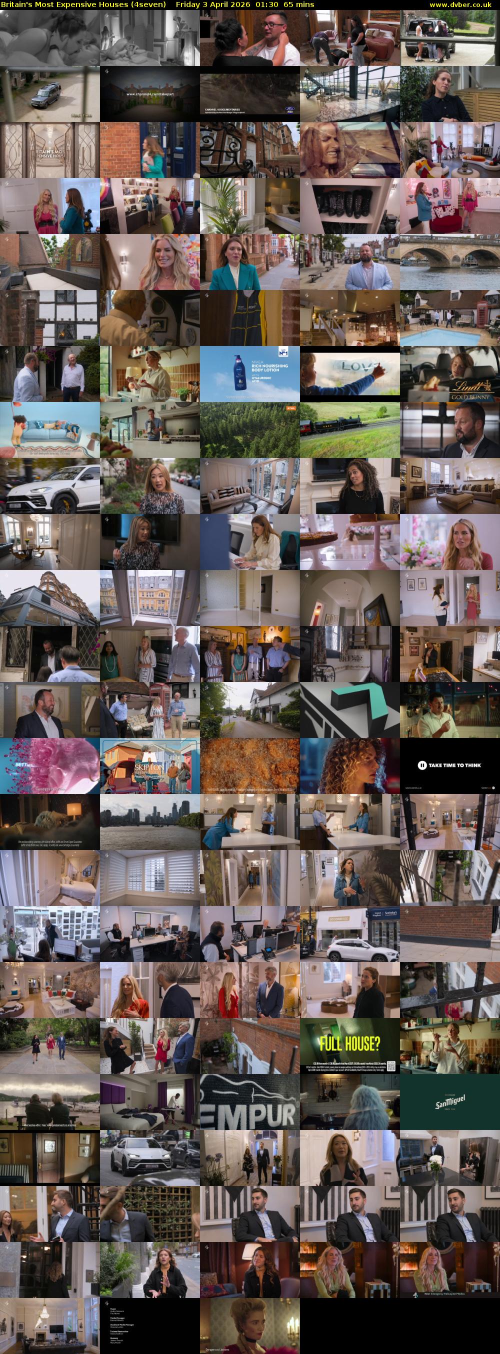 Britain's Most Expensive Houses (4seven) Friday 3 April 2026 01:30 - 02:35